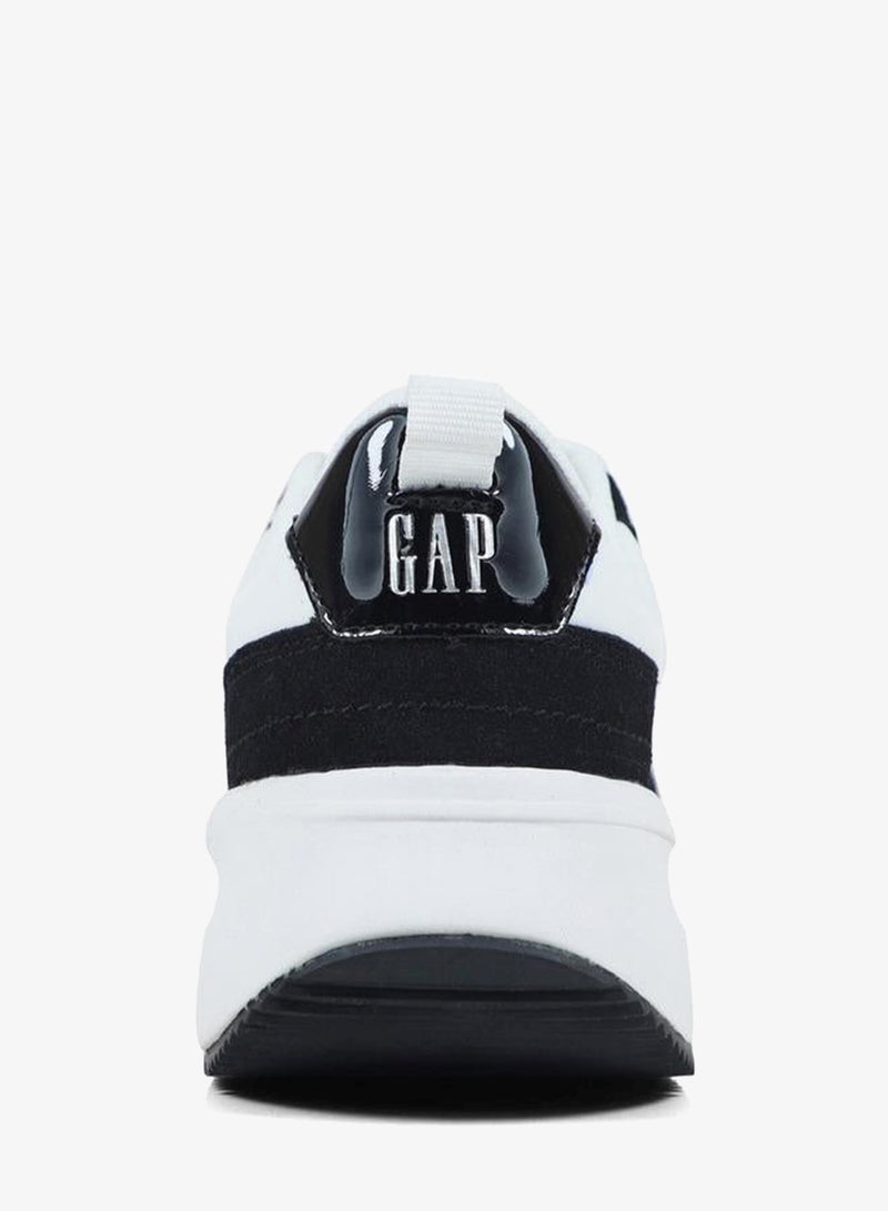 جاب حذاء نسائي بكعب أنكل برباط من الدانتيل - Image 3